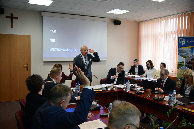 XXXVI sesja Rady Powiatu w Policach