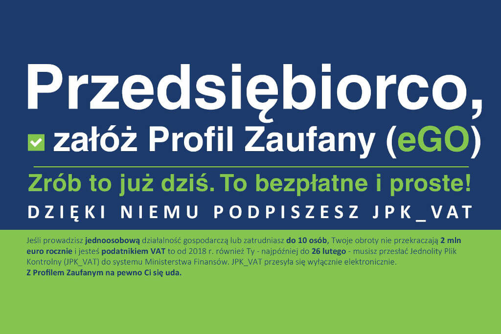 Podpisz i wyślij JPK_VAT z Profilem Zaufanym