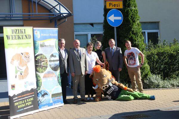 Niecodzienny gość w Starostwie