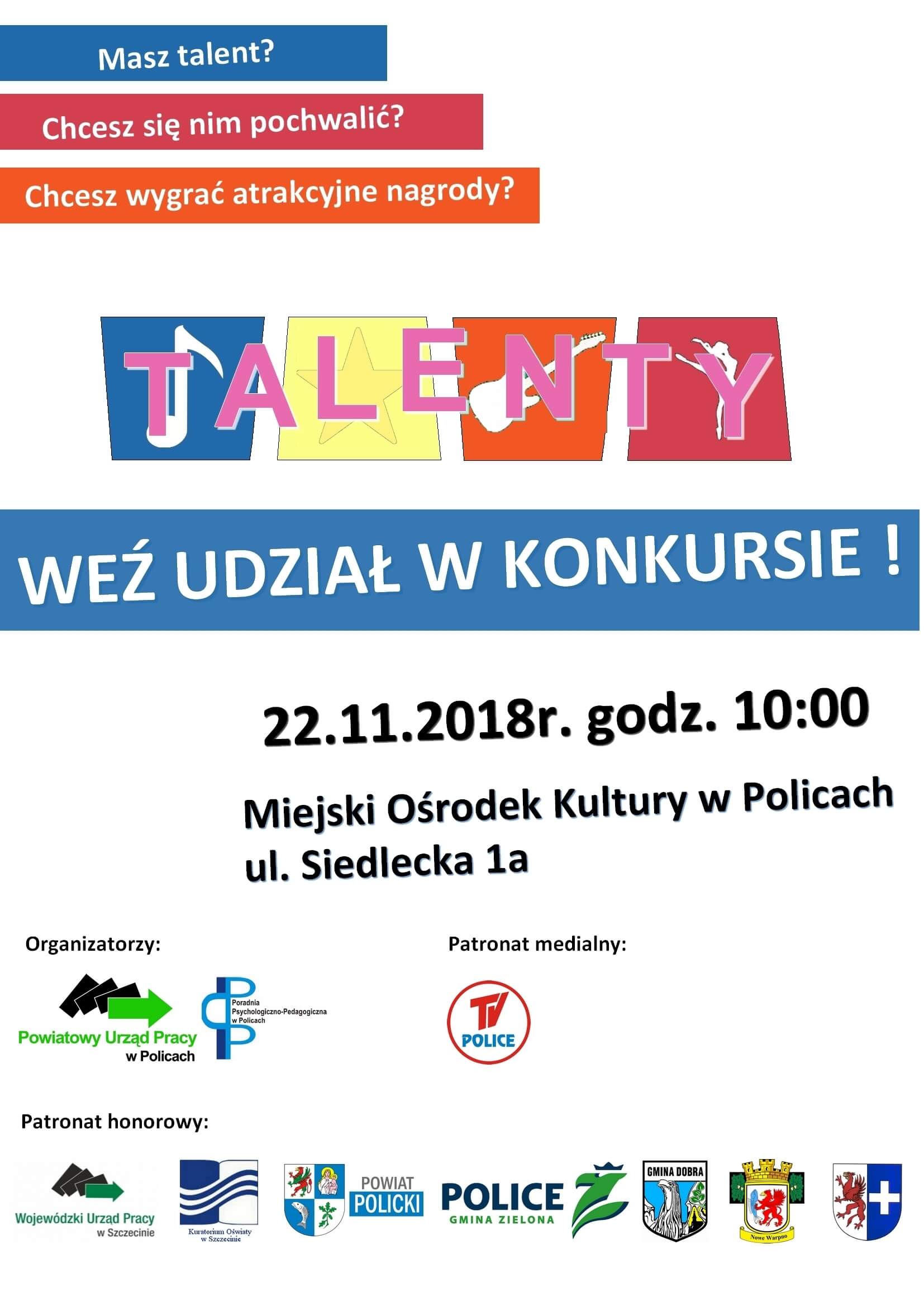 "Talenty 2018" - Weź udział w konkursie