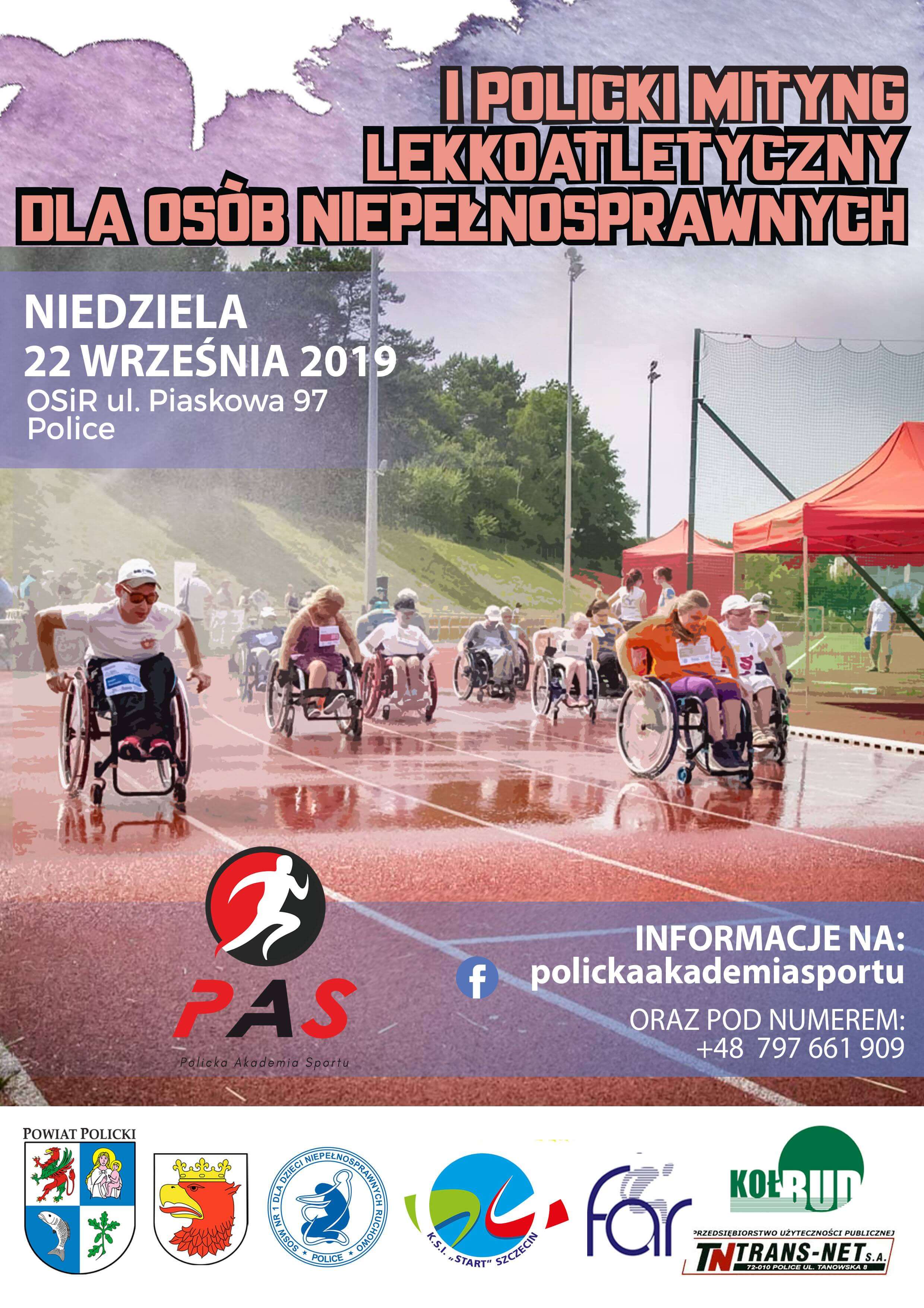 I Policki Mityng Lekkoatletyczny dla Osób Niepełnosprawnych