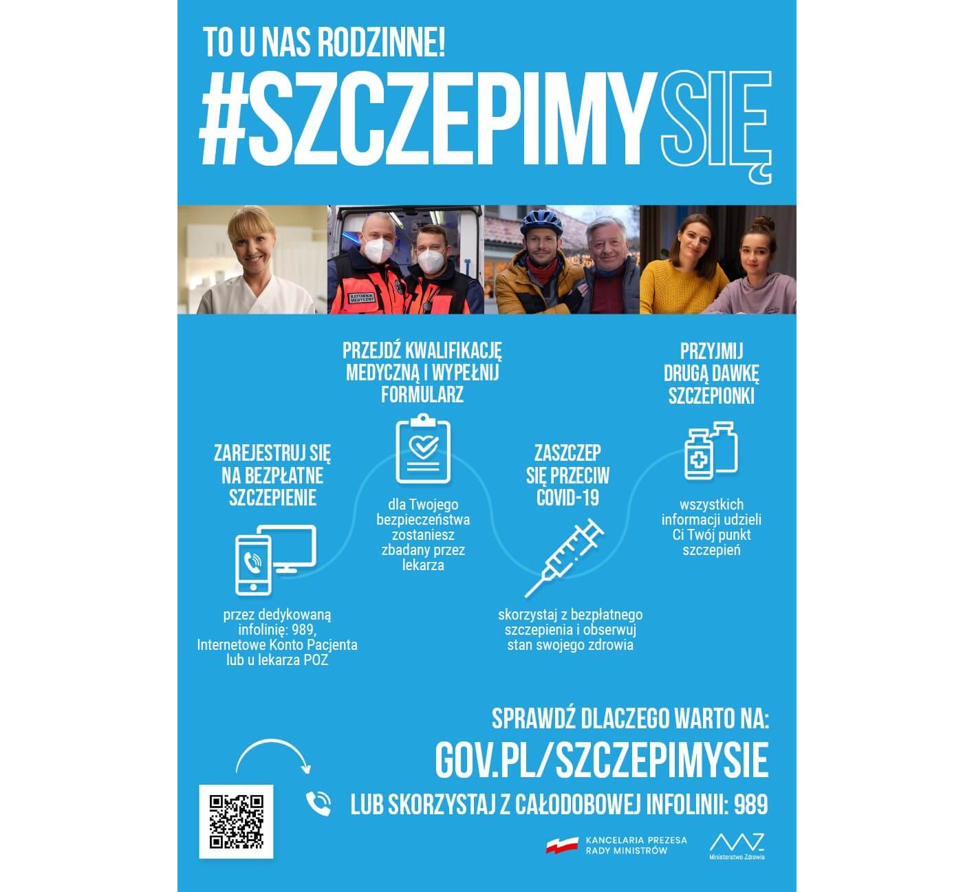 Czekasz na szczepienie w punkcie szczepień?  Pamiętaj o dystansie i maseczkach