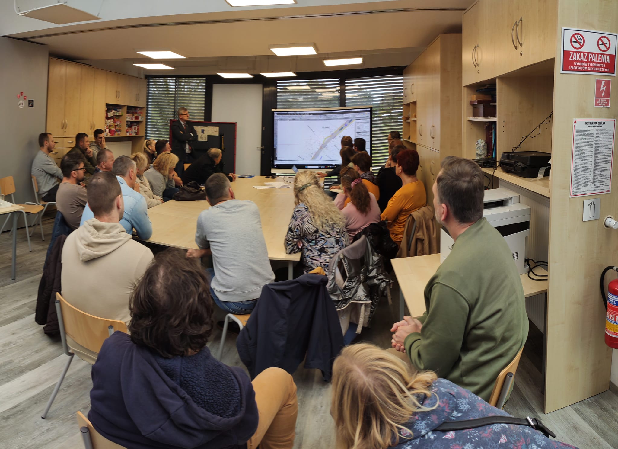 Mieszkańcy Sławoszewa wzięli udział w drogowych konsultacjach społecznych