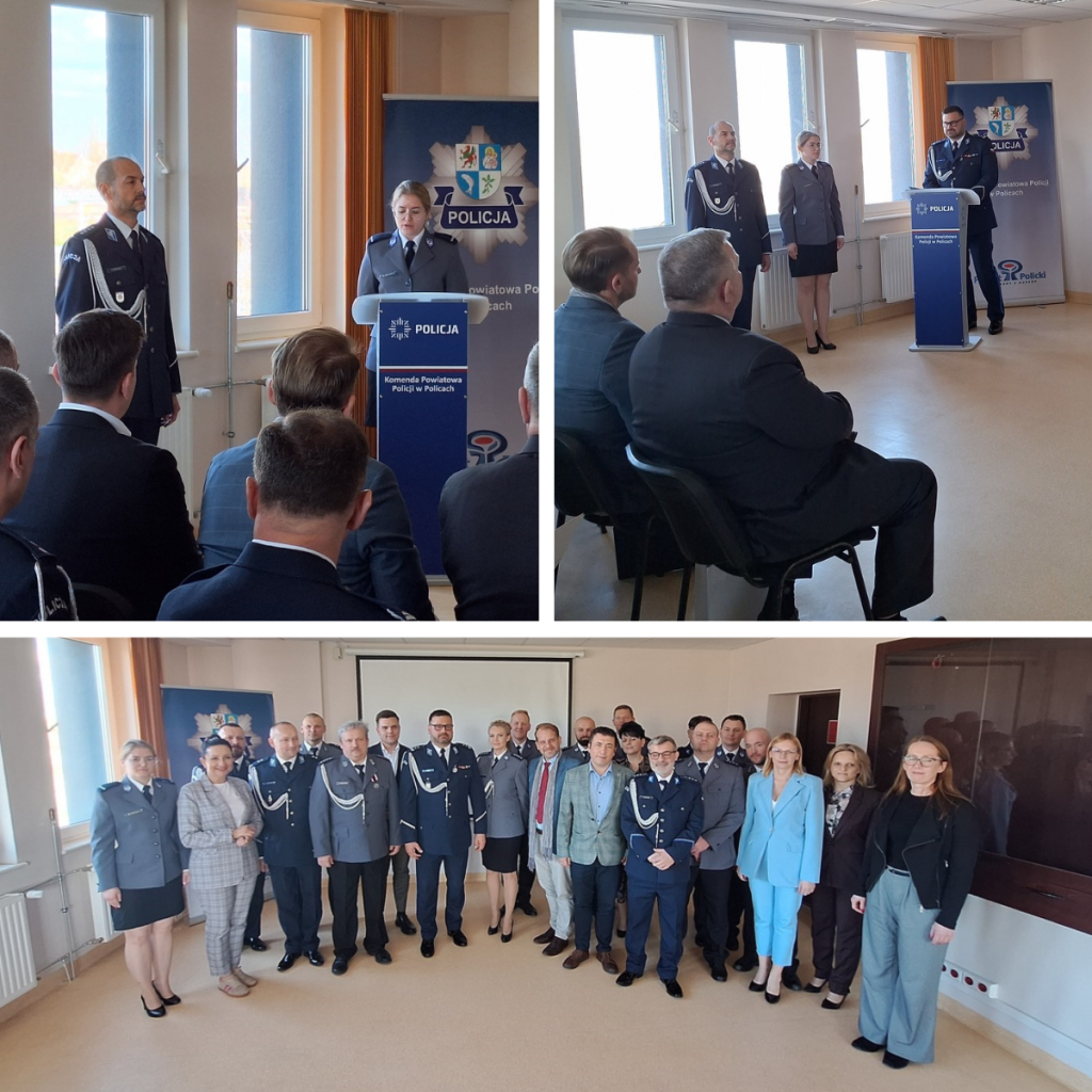 Objęcie stanowiska Komendanta Powiatowego Policji w Policach