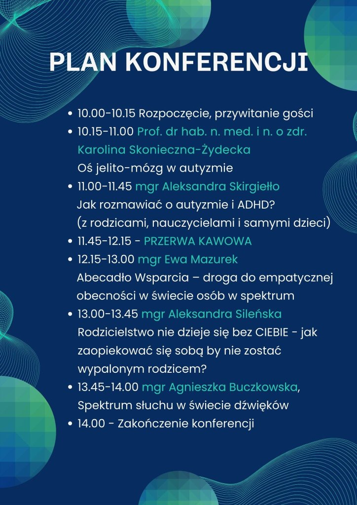 III Policka Konferencja "Spektrum możliwości wsparcia w autyzmie i ADHD"