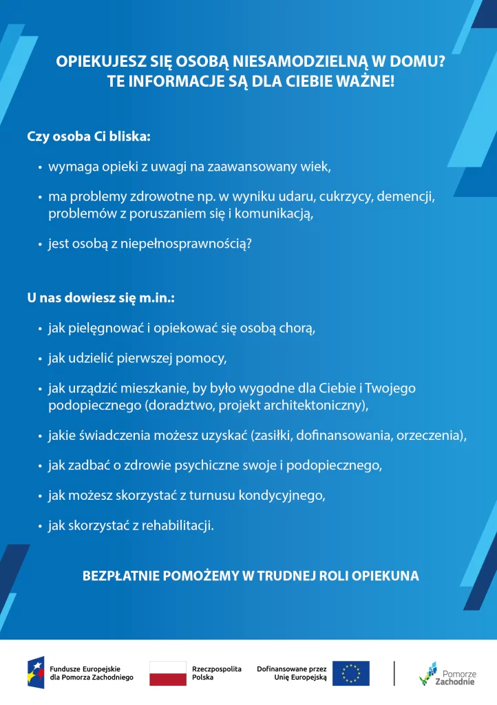 Region Dobrego Wsparcia - spotkanie dla opiekunów osób chorych, starszych, niepełnosprawnych