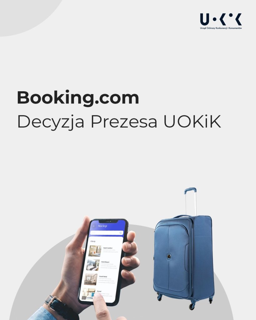 Możliwe rekompensaty od Booking.com - Powiatowy Rzecznik Konsumentów informuje