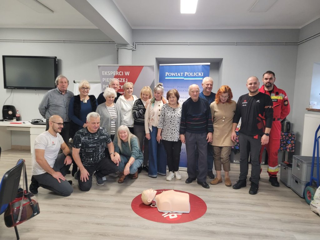 Kolejne szkolenia w ramach projektu „Kurs Bezpiecznego Seniora” w Policach