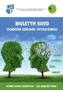 Strona tytułowa biuletynu 2020 "Ochrona zdrowia psychicznego"