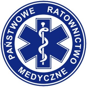 Zdjęcie przedstawia logo Państwowego Ratownictwa Medycznego