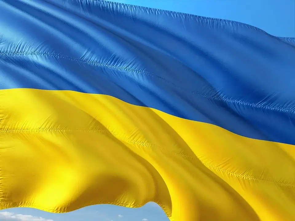 Niebiesko-żółta flaga ukrainy