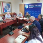 Posiedzenie Powiatowego Zespołu Zarządzania Kryzysowego w Policach