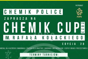 Plakat Chemik Cup zaproszenie