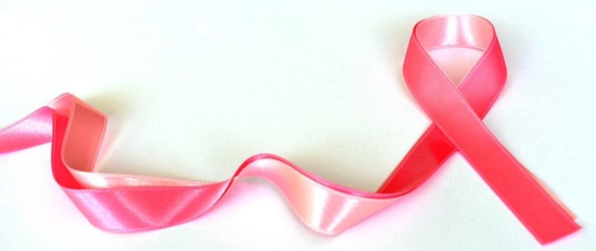 Wstążka symbolizująca walkę z rakiem piersi