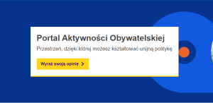 portal aktywności obywatelskiej wyraź swoją opinię