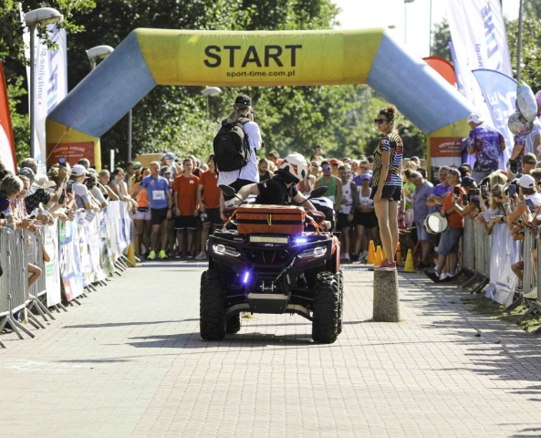 Start wydarzenia podczas, którego zorganizowany był przejazd quadem