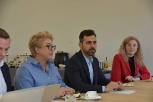 Starosta Policki na spotkaniu