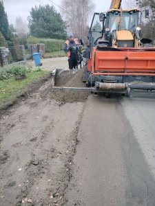 Zdjęcie robót drogowych