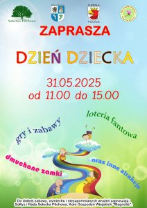 Plakat - Dzień Dziecka w Pilchowie