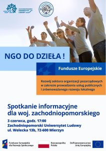 Plakat projektu NGO do dzieła