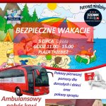 Plakat "Bezpieczne wakacje"