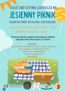 Plakat wydarzenia "Jesienny piknik"