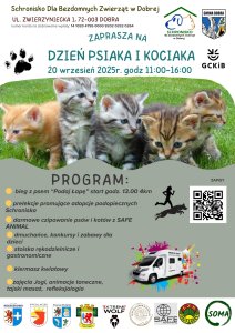 Plakat Dzień Psiaka i Kociaka 