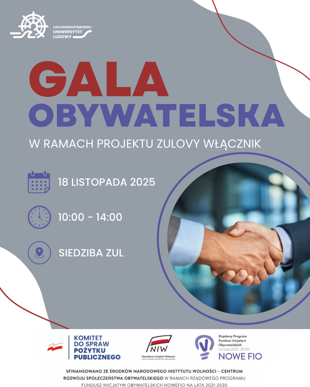 Konferencja „Gala Obywatelska” w Mierzynie o roli organizacji społecznych z udziałem Starosty Polickiego